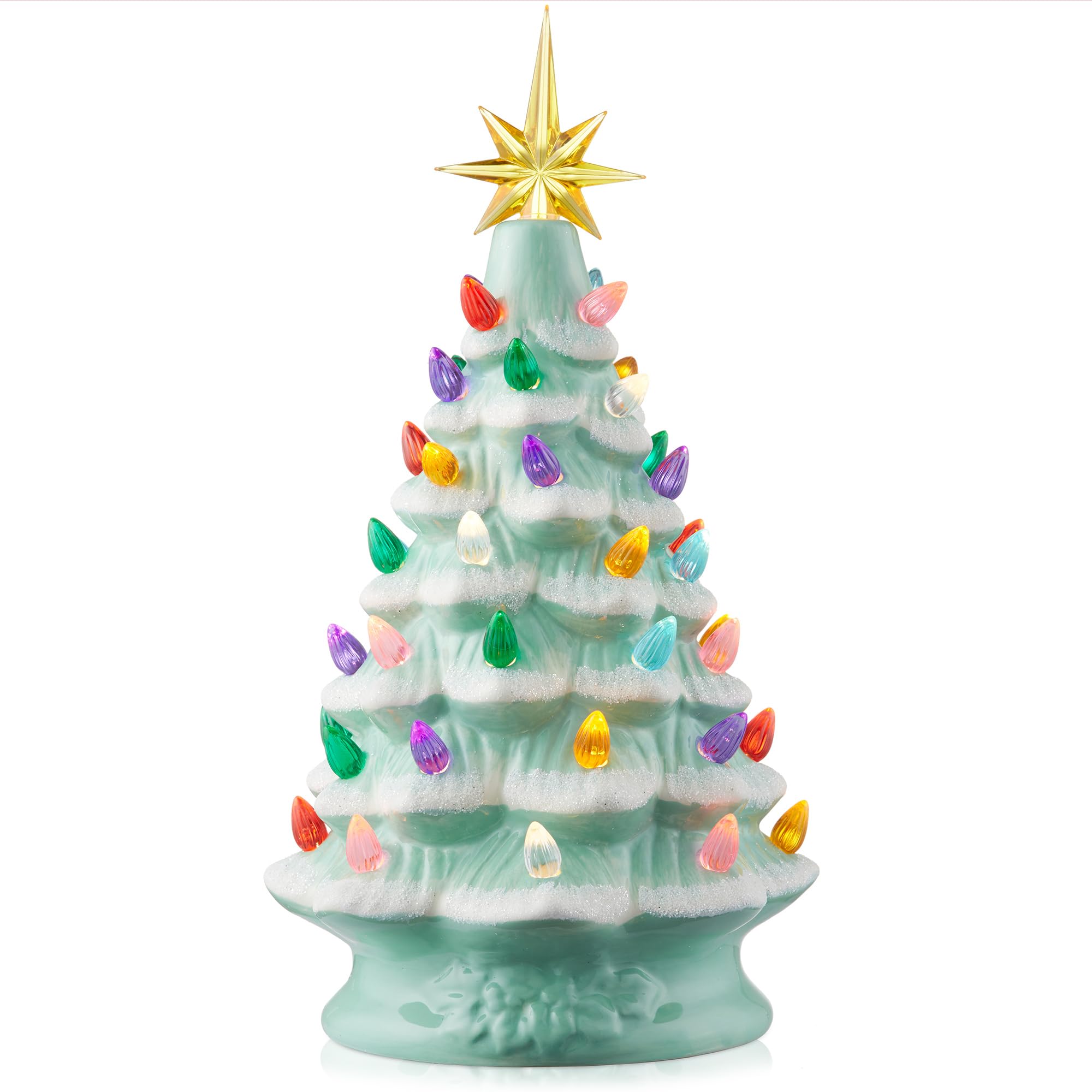 ミントグリーンのクリスマスツリー 約45センチ❣️cocc❣️2点セット❣️ 450cmパインツリー(5分割 1セット=4カートン)(FOLD)☆大型梱包費