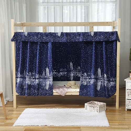 Miniatura 7 de Estudiantes Dormitorio Litera Cortinas Blackout Cama Cortina a prueba de polvo Cama Canopy Mosquiteras Litera Tienda Doble Litera Privacidad Shading