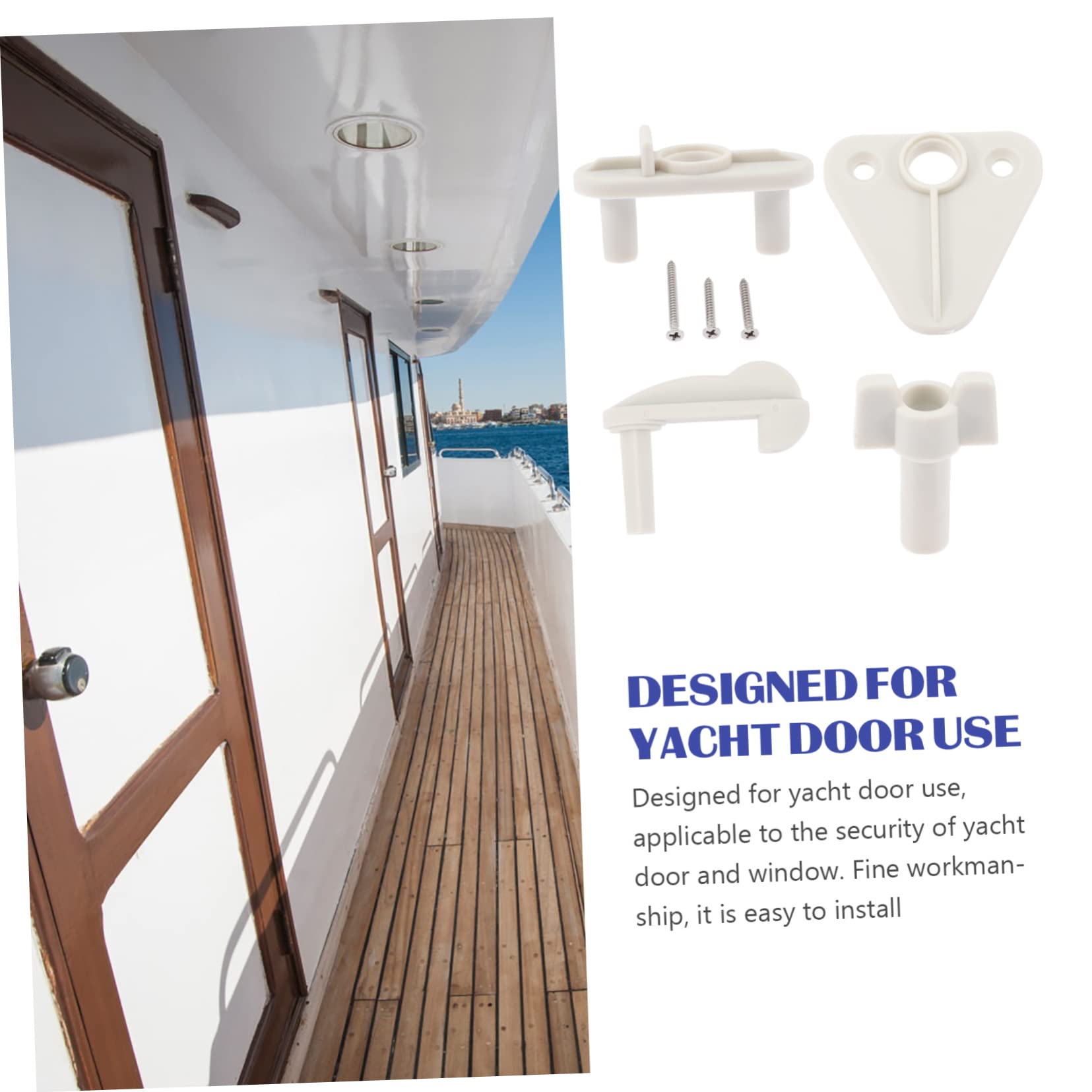 VANZACK Loquet de Porte pour Yacht loquets de Bateau Ponton loquets de Trappe de Pont Door Lock verrou Portail verrou Porte serrures de Porte pièce de loquet pour Bateau