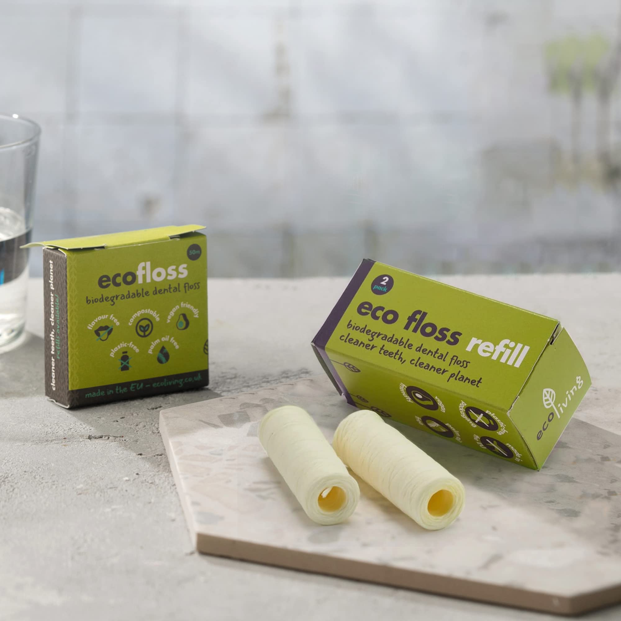 Eco Floss – pflanzliche vegane Zahnseide