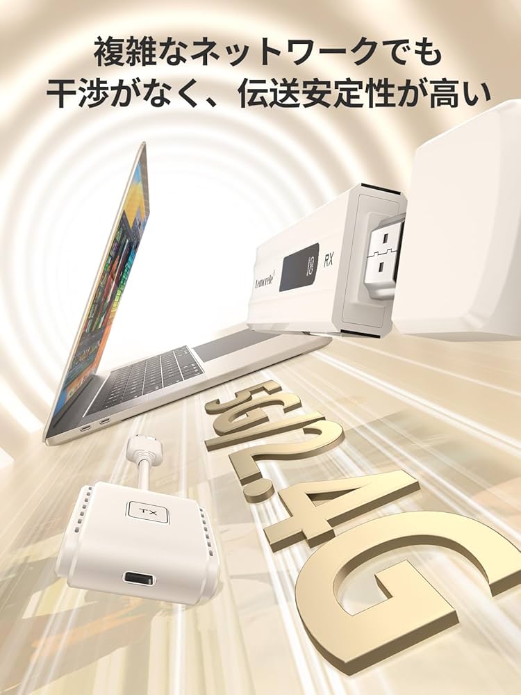 Amazon.co.jp: ワイヤレスHDMI 送受信機セット 小型 Lemorele 拡張