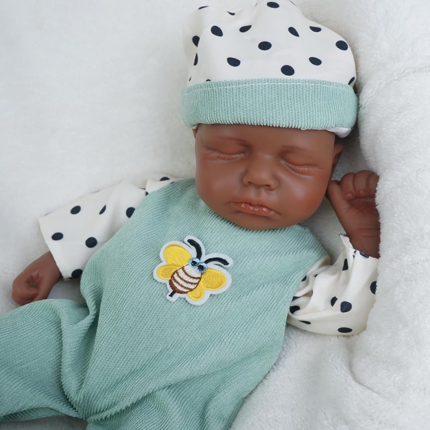 Boy 12.2 Inch, Full Silicone Baby Doll, Realistic Baby Dolls, Realistic Veins & Sleeping Pose, Not Vinyl, Reborn Baby Dolls Silicone Full Body, Gift Set