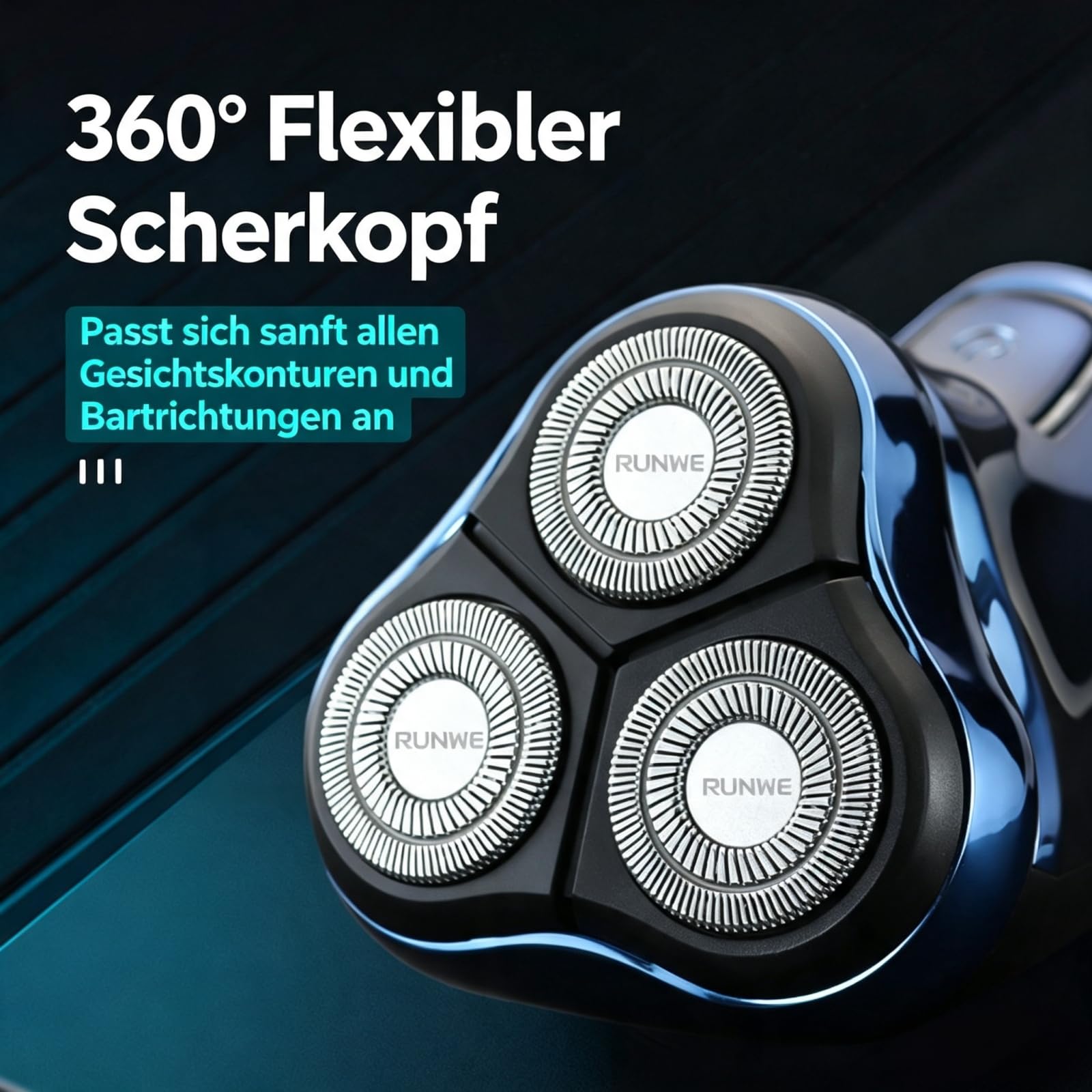 oryzon Herrenrasierer V1 Pro (Blau)