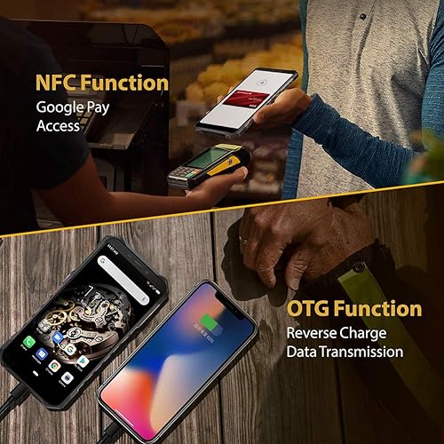 Miniatura 6 de Ulefone Armor X5 - Teléfonos celulares resistentes desbloqueados 2021 pantalla de 55 pulgadas Android 11 3 GB  32 GB cámaras traseras duales de 13