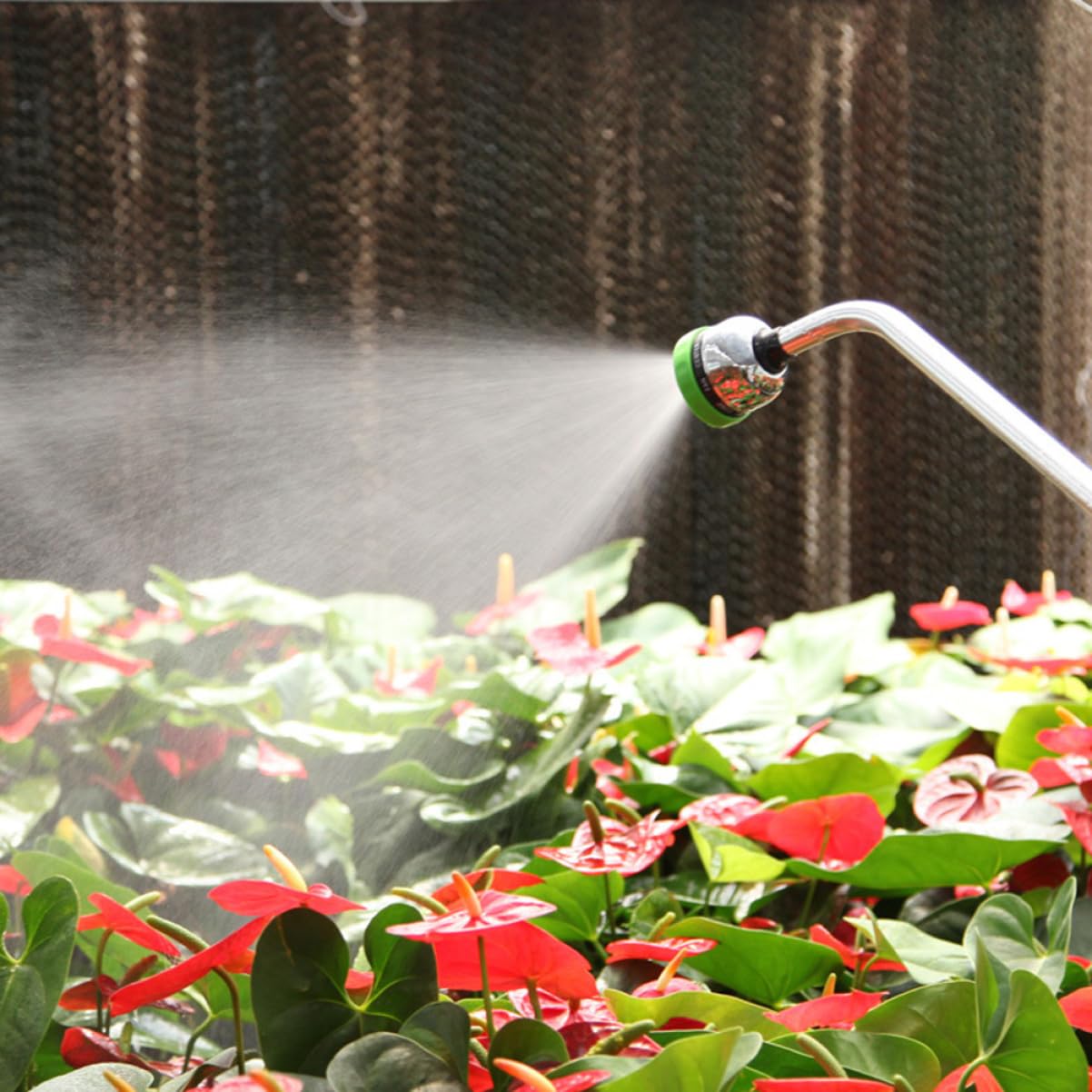 Pistola de Agua Multifunción 18 Pulgadas, Boquilla Metálica Verde