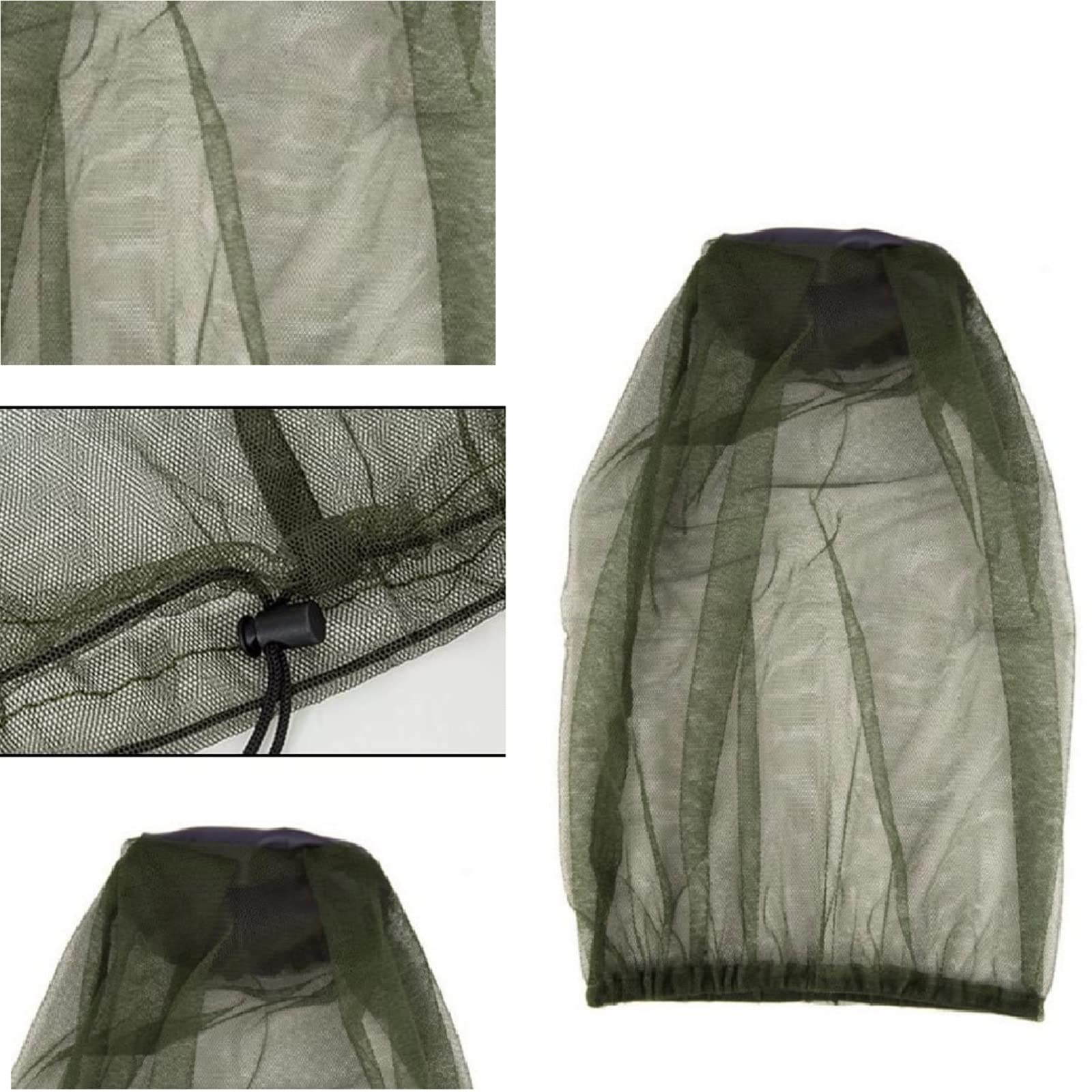 Mosquitera de Cabeza,Cubierta Protección de Malla,Mosquiteras para la Cabeza,Anti Mosquito Hat,para Pescar, Caminar, Acampar, Viajar, Andar en Bicicleta, Cazar y Otras Actividades Al Aire Libre