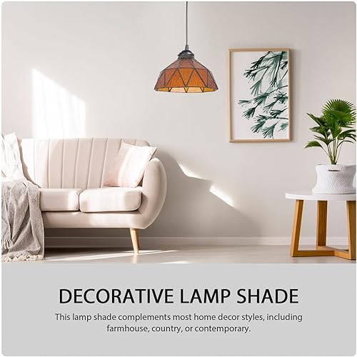 Miniatura 4 de Pantalla de lámpara de vitral, cubiertas de luz para ventilador de techo, pantallas de araña de repuesto para lámpara colgante, lámpara de pared