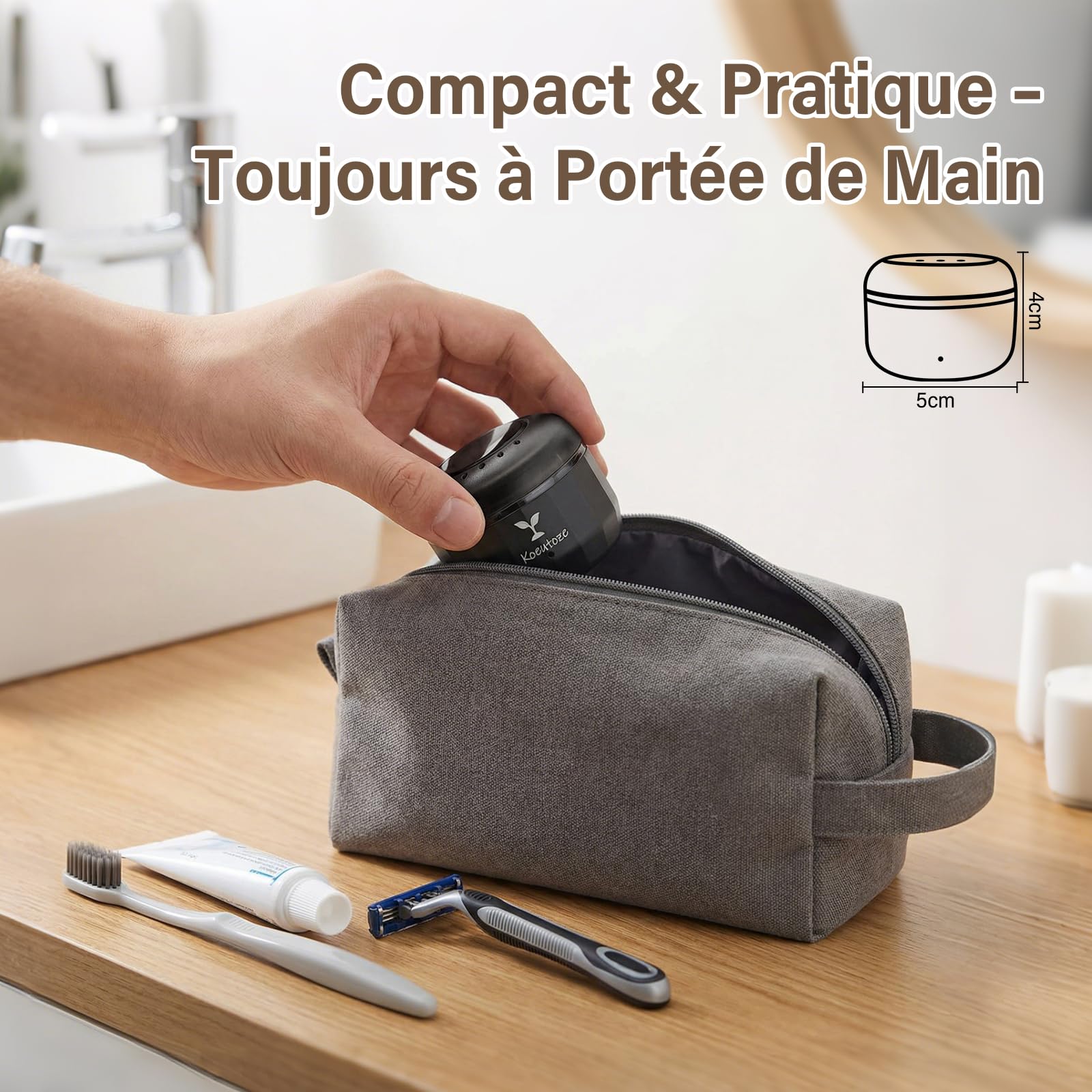 Cire Epilation Nez Kit pour Hommes et Femmes, Chauffe Cire epilation Visage avec 100g Perles de Cire, 5 Bâtonnets Nasaux et Oreilles, 10 Pochoirs Moustache, Chauffe USB & Température Stable