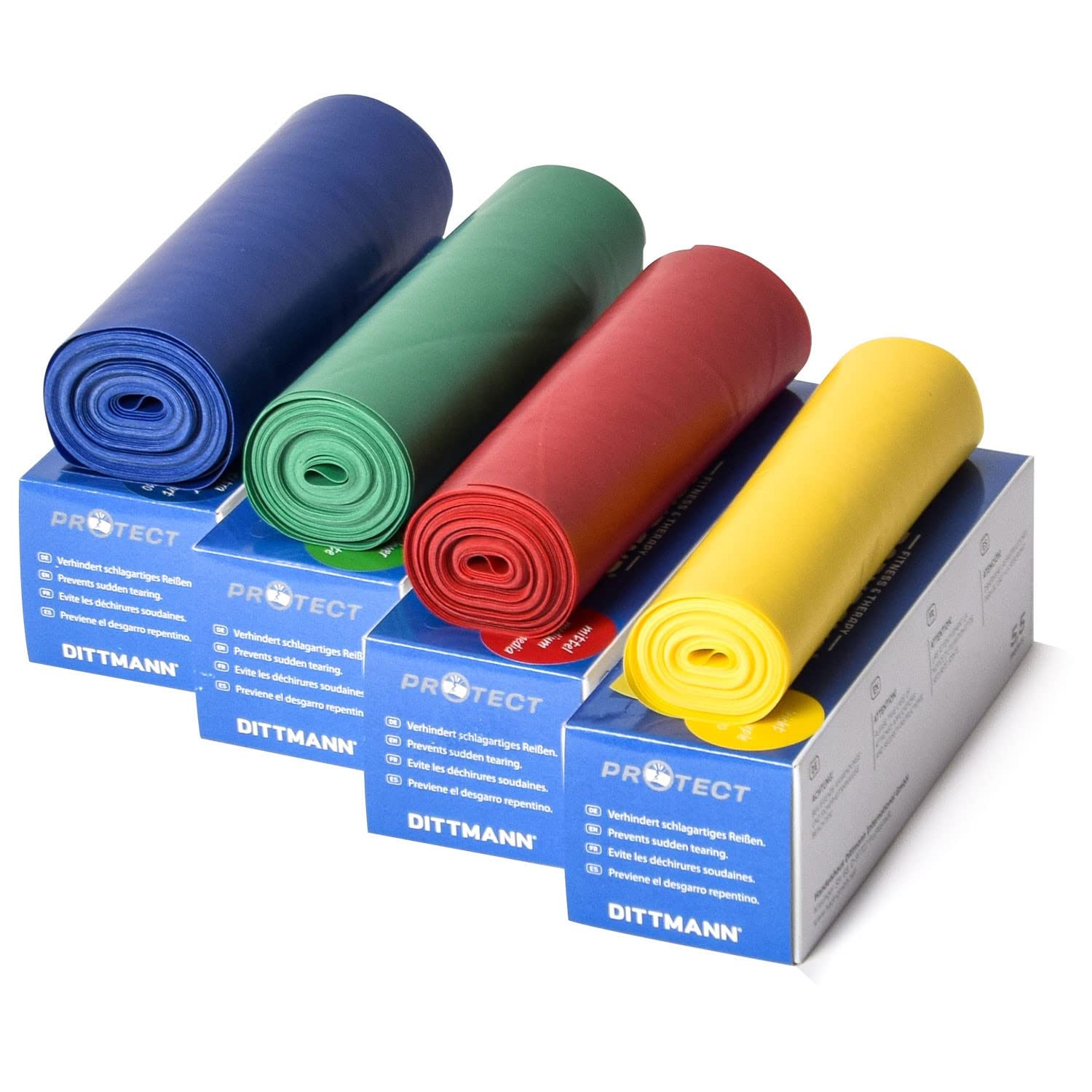 Dittmann Body Band 5,5 m Komplett Set 4 Stärken Widerstand Training Functional