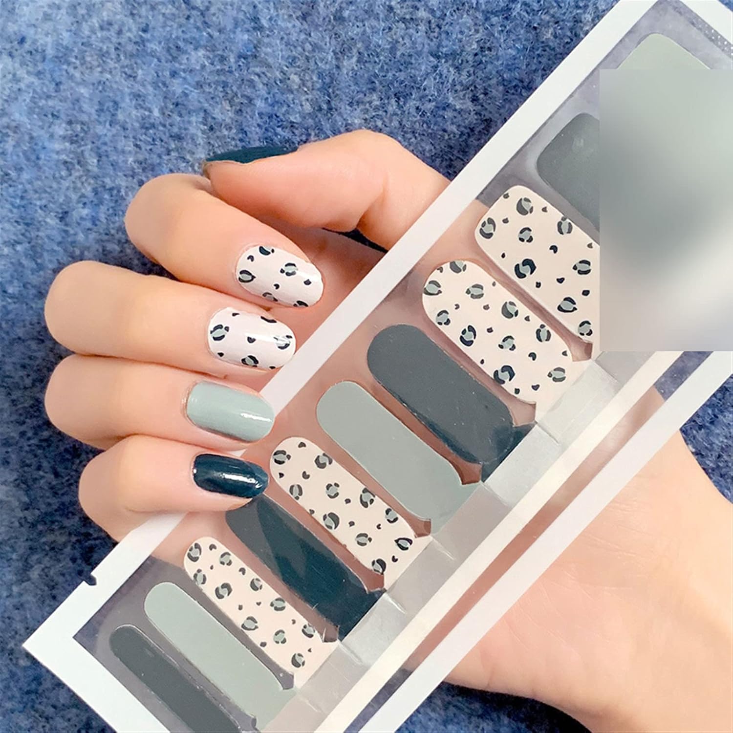 DFGJ Nail Stickers, Waterproof Nail Stickers Full Stickers,Creative Stickers, Environmentally Friendly Materials Can Be Given As Gift Graduation Gift (Color : 1): Home & Kitchen