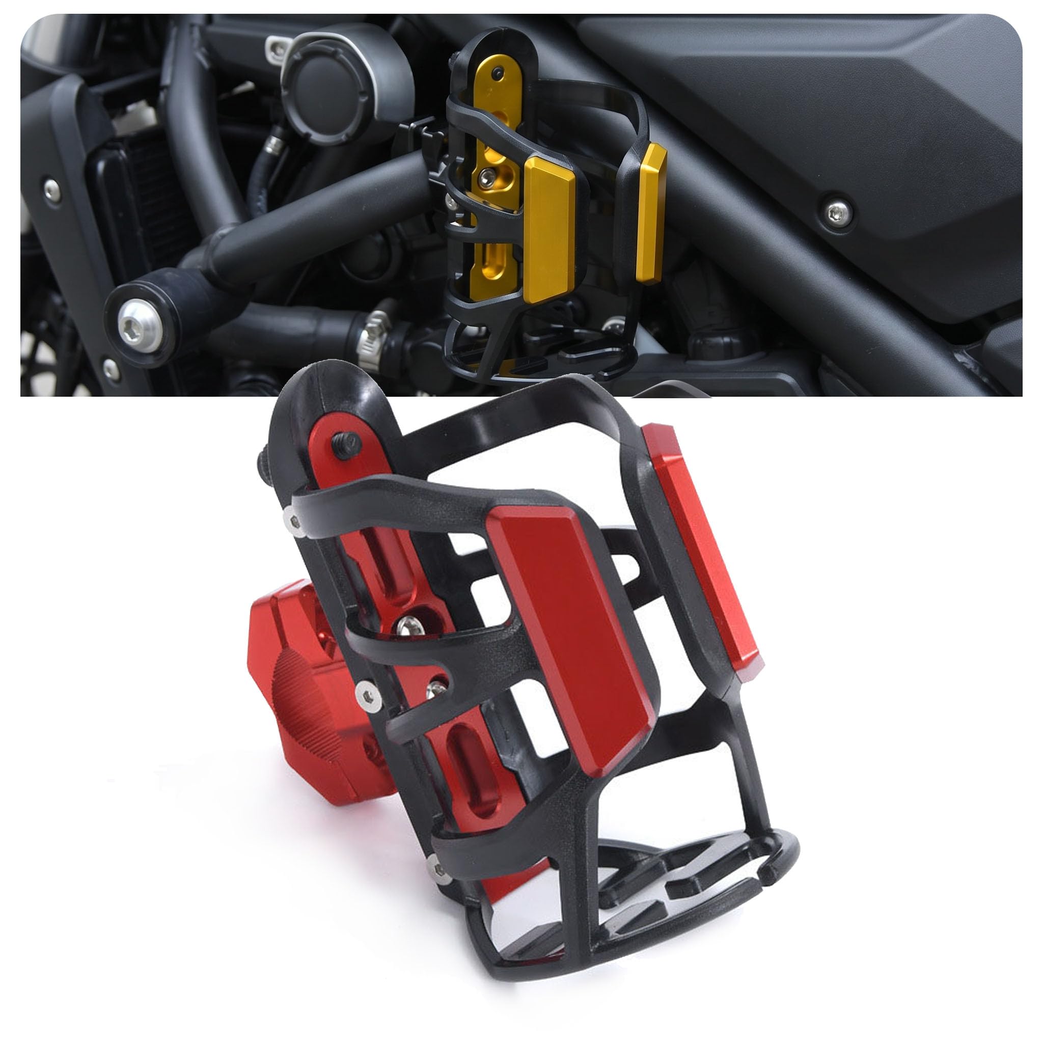 Porte Bouteille Moto Suzuki VanVan 200 Support Boisson Guidon Réglable