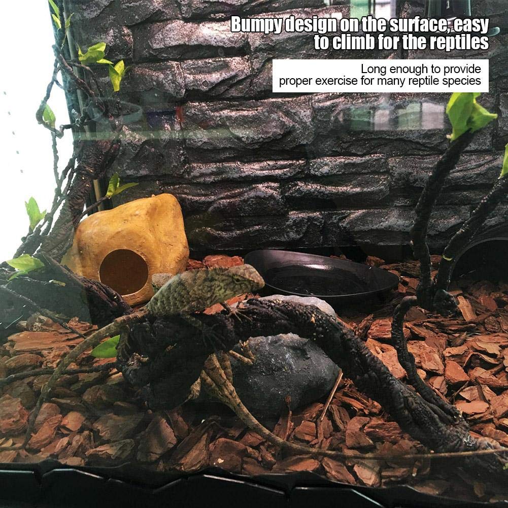 Reptilien künstliche Pflanzen flexibel biegbar künstliche Baum Rebe Dschungel Reben Terrarium Käfig Lebensraum Dekor für Eidechse Spinne Chamäleon Schlangen Gecko[S] Bäume