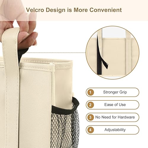 Miniatura 163 de Surblue - Organizador de cama colgante para mesita de noche, bolsa de almacenamiento, bolsillo para literas y camas de hospital, dormitorios Z-Zebra