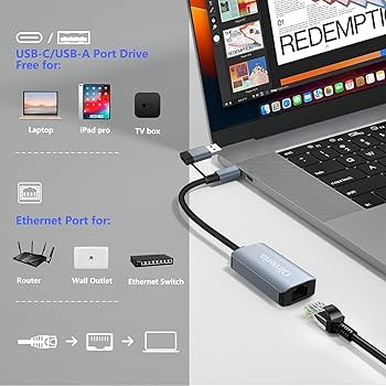 ADATTATORE DI RETE DA USB 3.0 A GIGABIT ETHERNET (UE300
