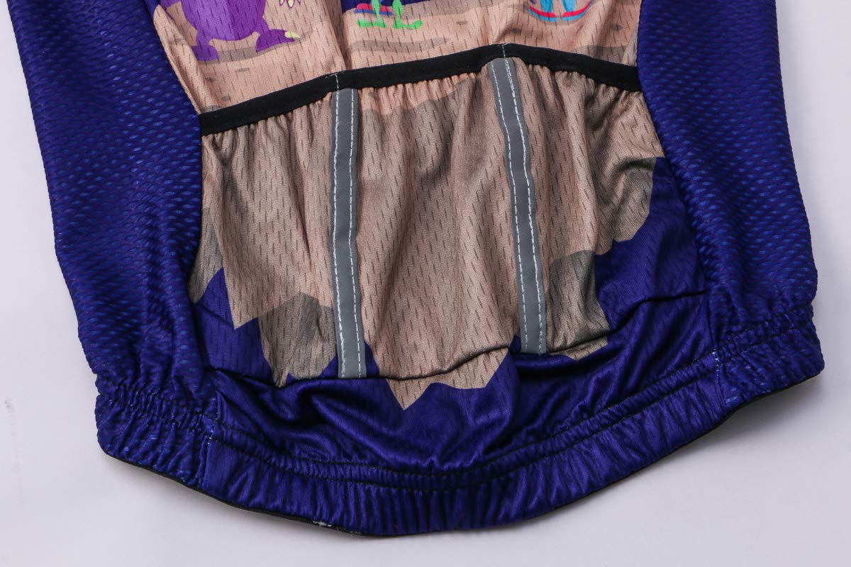 Camiseta de ciclismo de manga corta para niños y niñas
