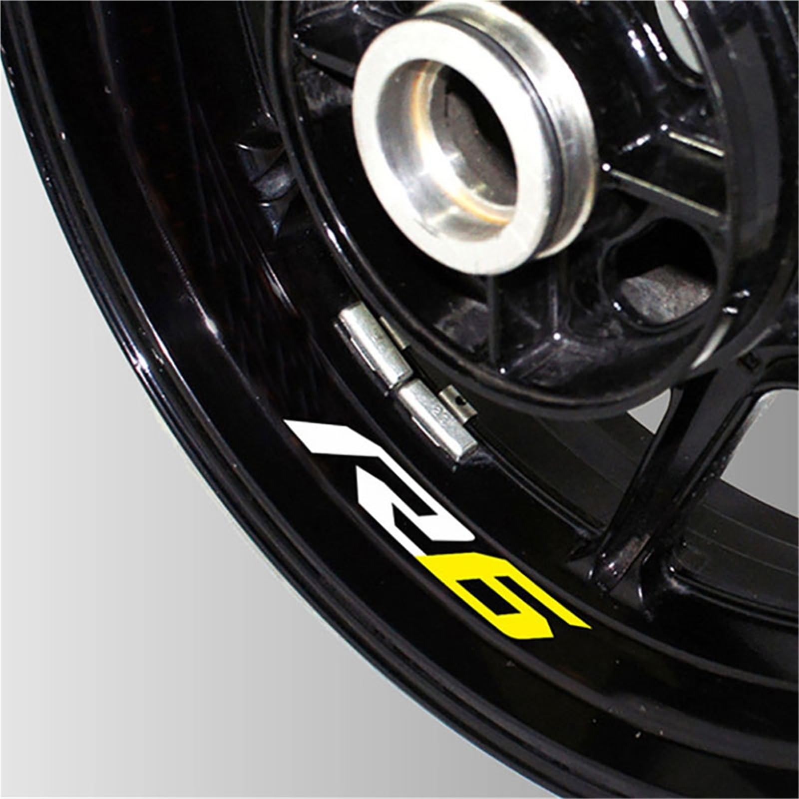 Decorative Stickers Motorcycle Wheel Stripe Sticker Reflective Hub Tire Rim Tape Decals Decorative Waterproof for Y-AMAHA YZF-R6 R6S R6