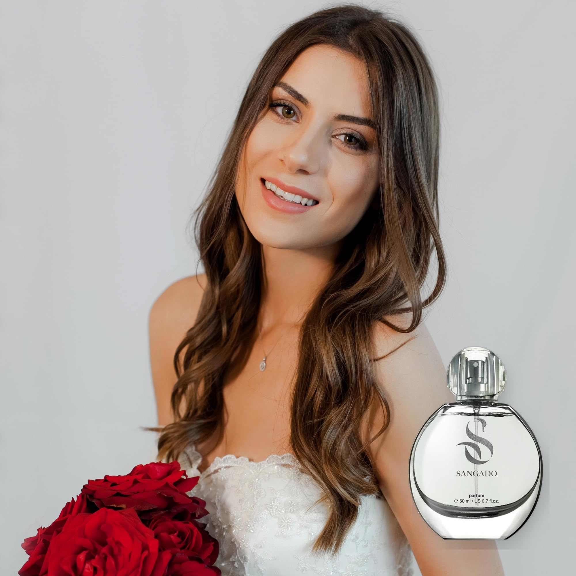 RÓŻA Z ARABII przez SANGADO, Perfumy dla kobiet (parfum), 8-10 godzin długotrwałego utrzymywania się, Luksusowy zapach, 50 ml, Kod: 731