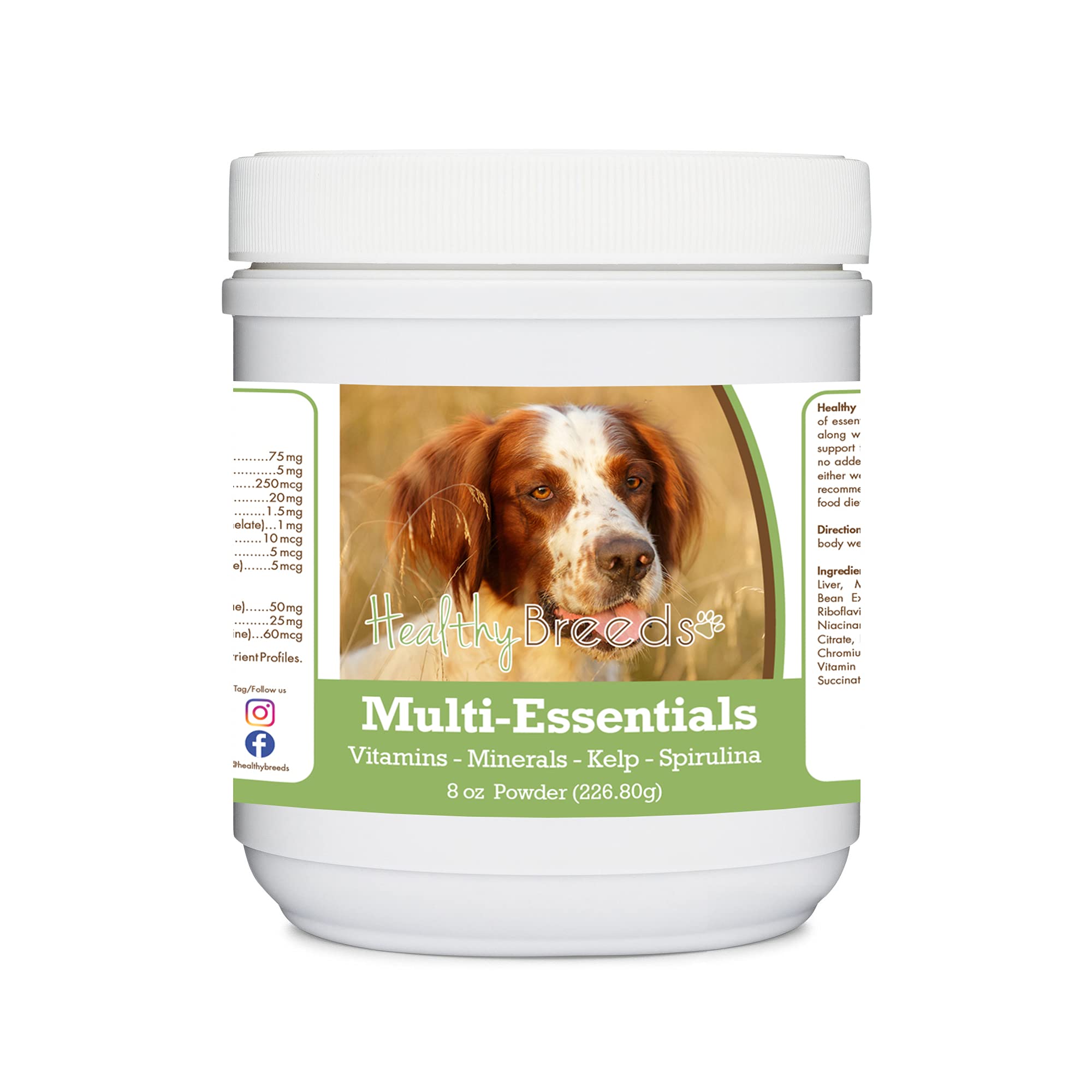Healthy Breeds Irish Red and White Setter Multi-Essentials Powder for Dogs 8 oz