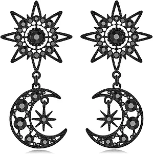WOWORAMA Halloween Earrings Cute Pumpkin Earrings for Women Fun Crystal Pumpkin Stud Earrings Funny Smiling Face Pumpkin Drop Earrings Halloween Earrings Jewelry