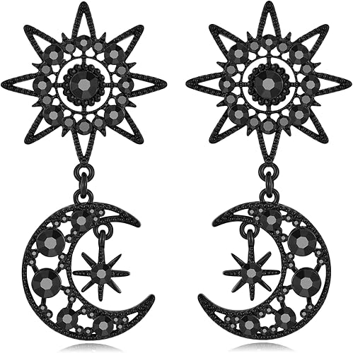 WOWORAMA Halloween Earrings Cute Pumpkin Earrings for Women Fun Crystal Pumpkin Stud Earrings Funny Smiling Face Pumpkin Drop Earrings Halloween Earrings Jewelry
