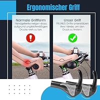 PRUNUS Ergonomikus Kerékpár Markolat Szarvakkal 2