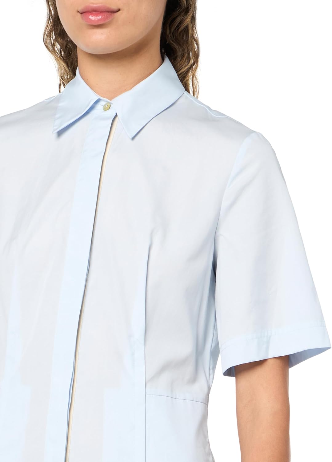 Vince Womens S/S Shirt Dress W/Canvas Tape - Image 3