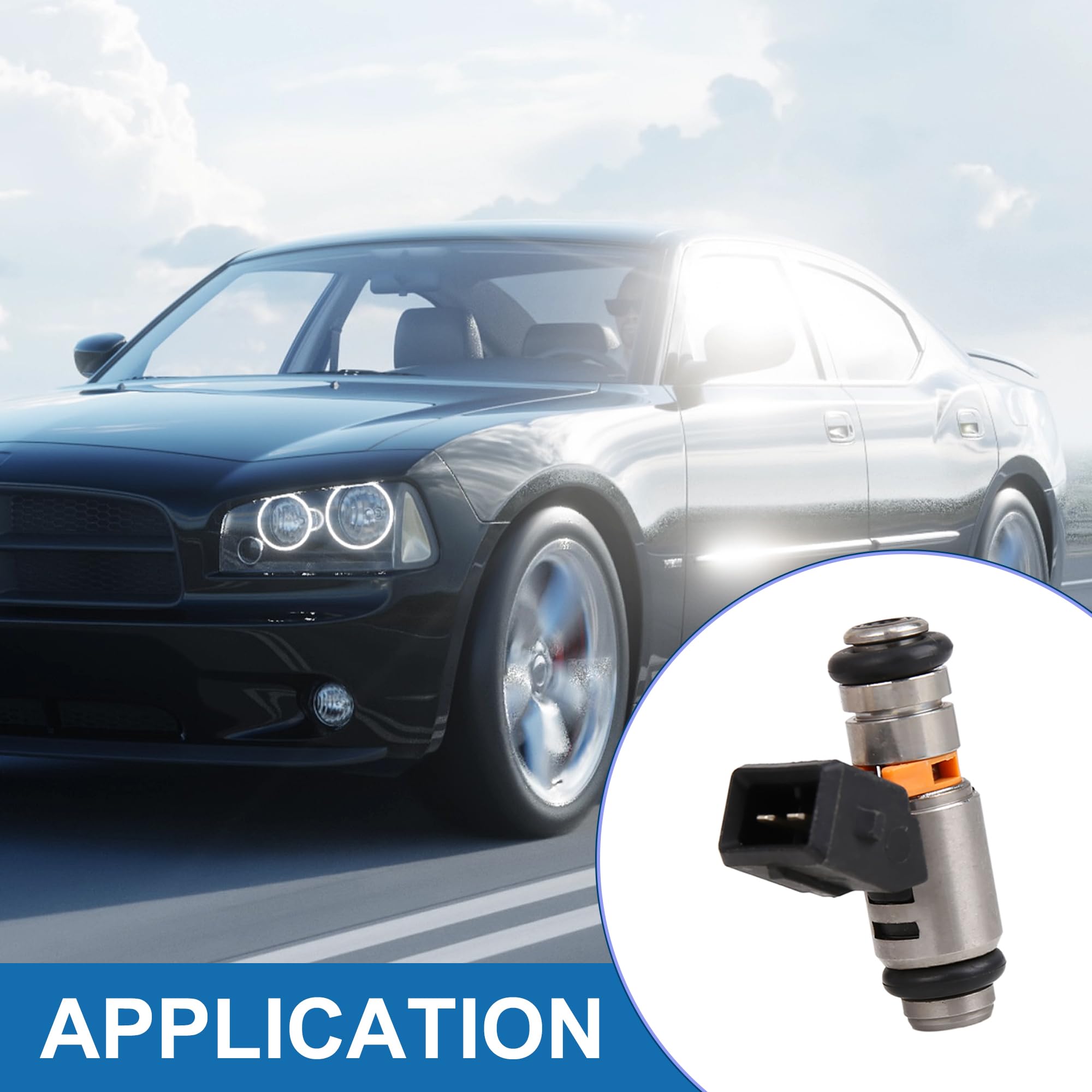 A ABSOPRO Iniettore di carburante IWP160 Sostituzione per Fiat Punto 2007-2009 2013 per Fiat 500 2009-2016