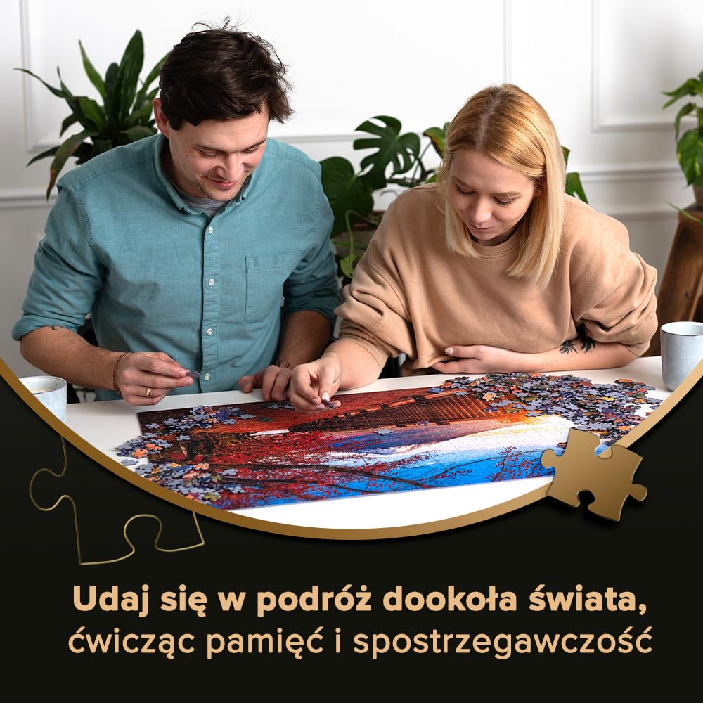 Trefl - Puzzle 1000 Elementów, Sagrada Família, Hiszpania, Premium Plus | Dla dzieci i dorosłych 14+, wysokiej jakości, kreatywna rozrywka, precyzyjnie dopasowane, idealny prezent, relaks, dekoracja