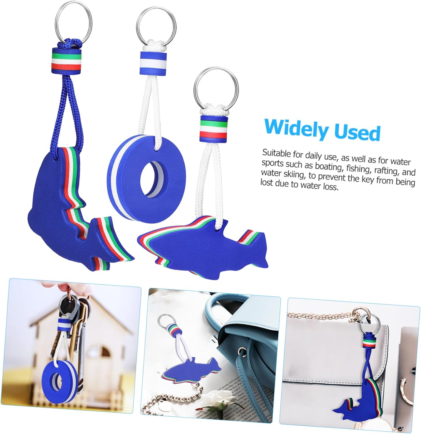 Didiseaon 15 Pcs Eva Key Ring Key Chain for Men Mariposas Decorativas