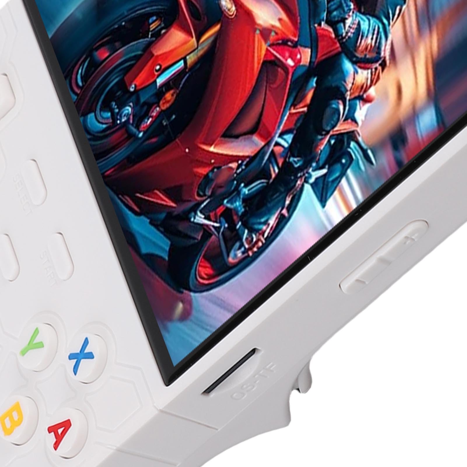 Generic Console da Gioco retrò con Schermo HD a Visualizzazione Completa e Oltre 30 Emulatori, Regalo Perfetto per i Giocatori retrò, Bianca (64G)