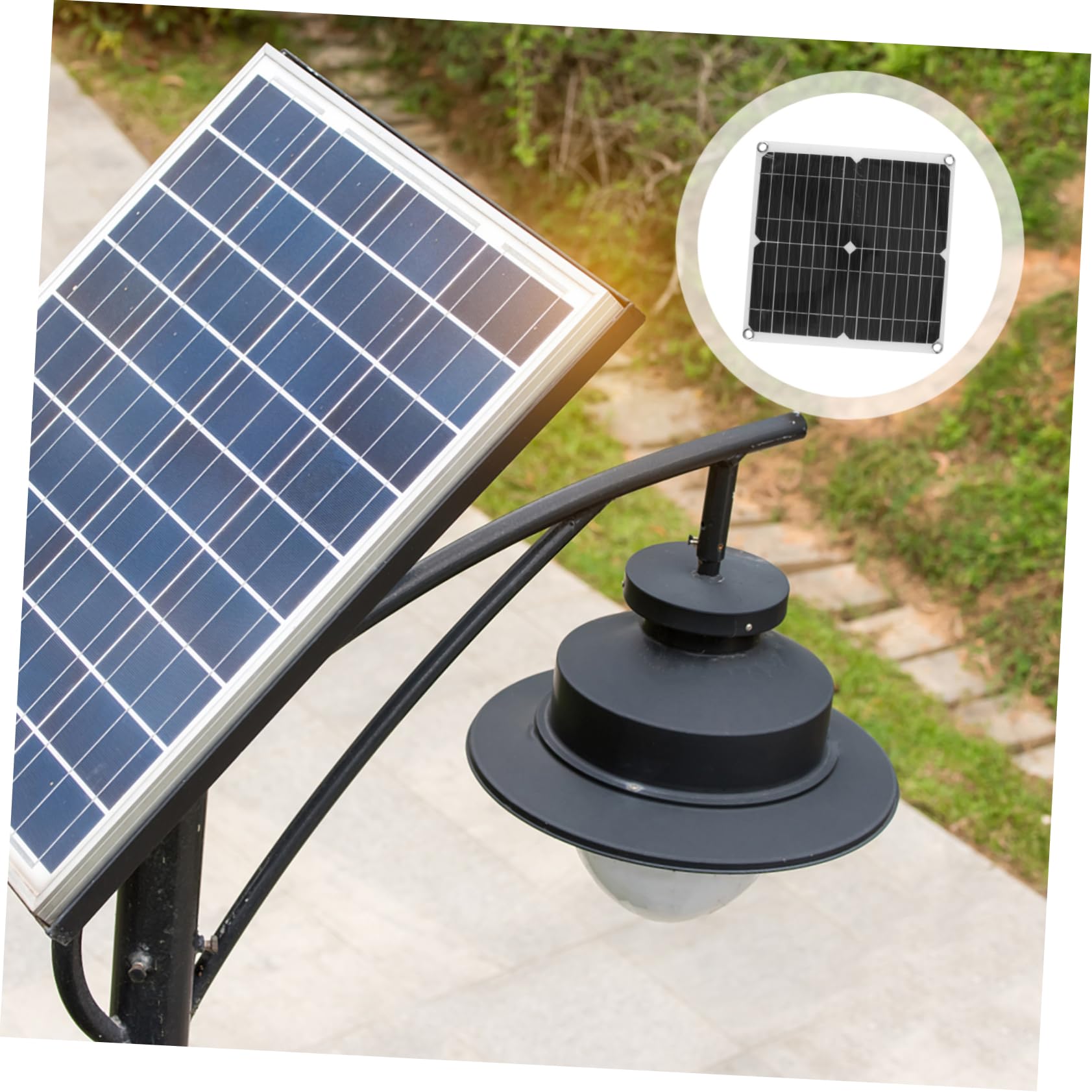 Kisangel Kits De Paneles Solares Para Exteriores Paneles Solares Fotovoltaicos Carga Solar Para Camping y Energía Móvil