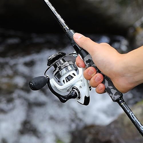 Miniatura 8 de Sougayilang Fishing Rod and Reel Combo, Stainless Steel Guides Fishing Pole with Spinning Reel Combo for Bass Fishing
