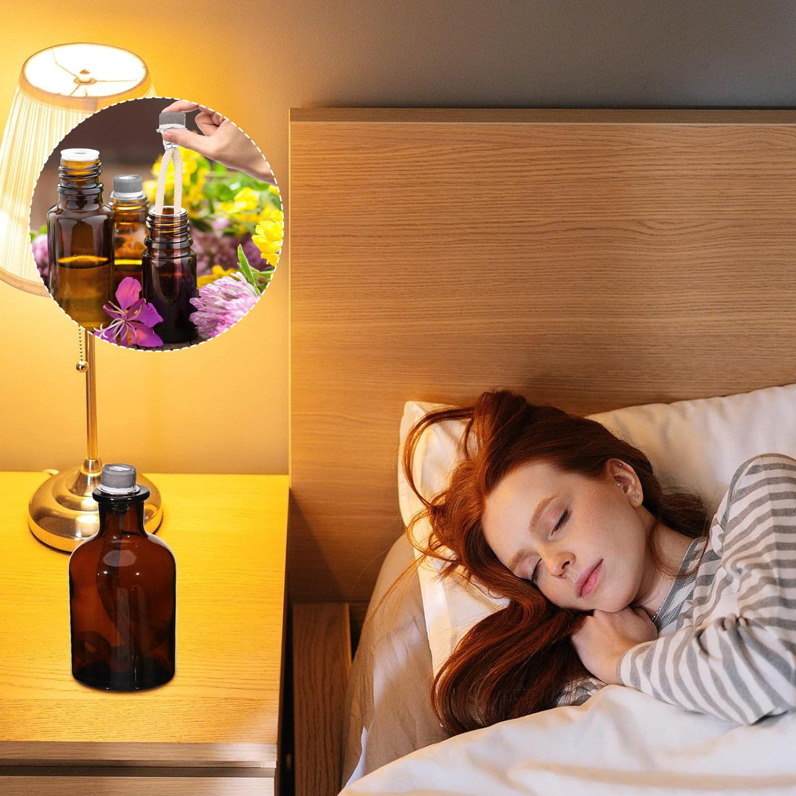 LEMLIN 2PCS Mèches De Lampe à Huile Pour Lampe Berger,Brûleur Catalytique,Diffuseur D'Aromathérapie,Mèches De Rechange Pour Lampe Parfumée,Contrôle De L'Air,Décoration Maison (Argenté