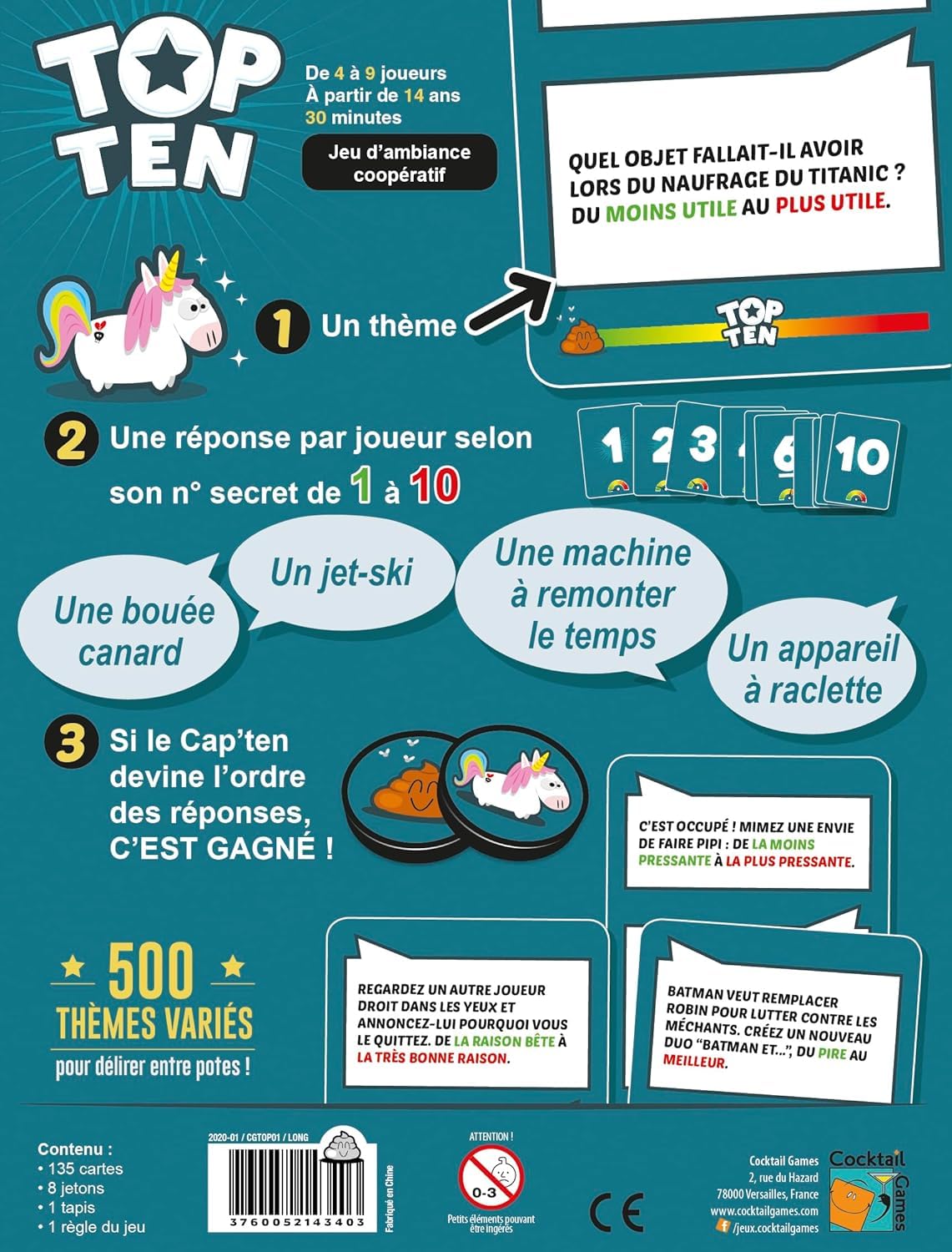 Lot Top Ten + Top Ten 18 Ans Version Française + 1 Decap Blumie (Top Ten + 18)