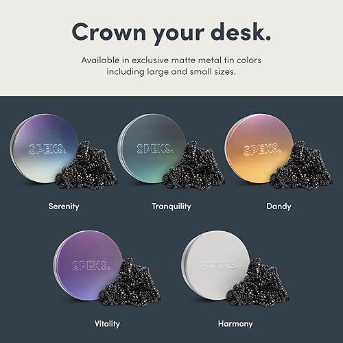 Miniatura 77 de Speks Original Crags - Masilla de ferrita Más de 500 piedras de ferrita en una lata, juguete antiestrés para aliviar el estrés, juguete sensorial