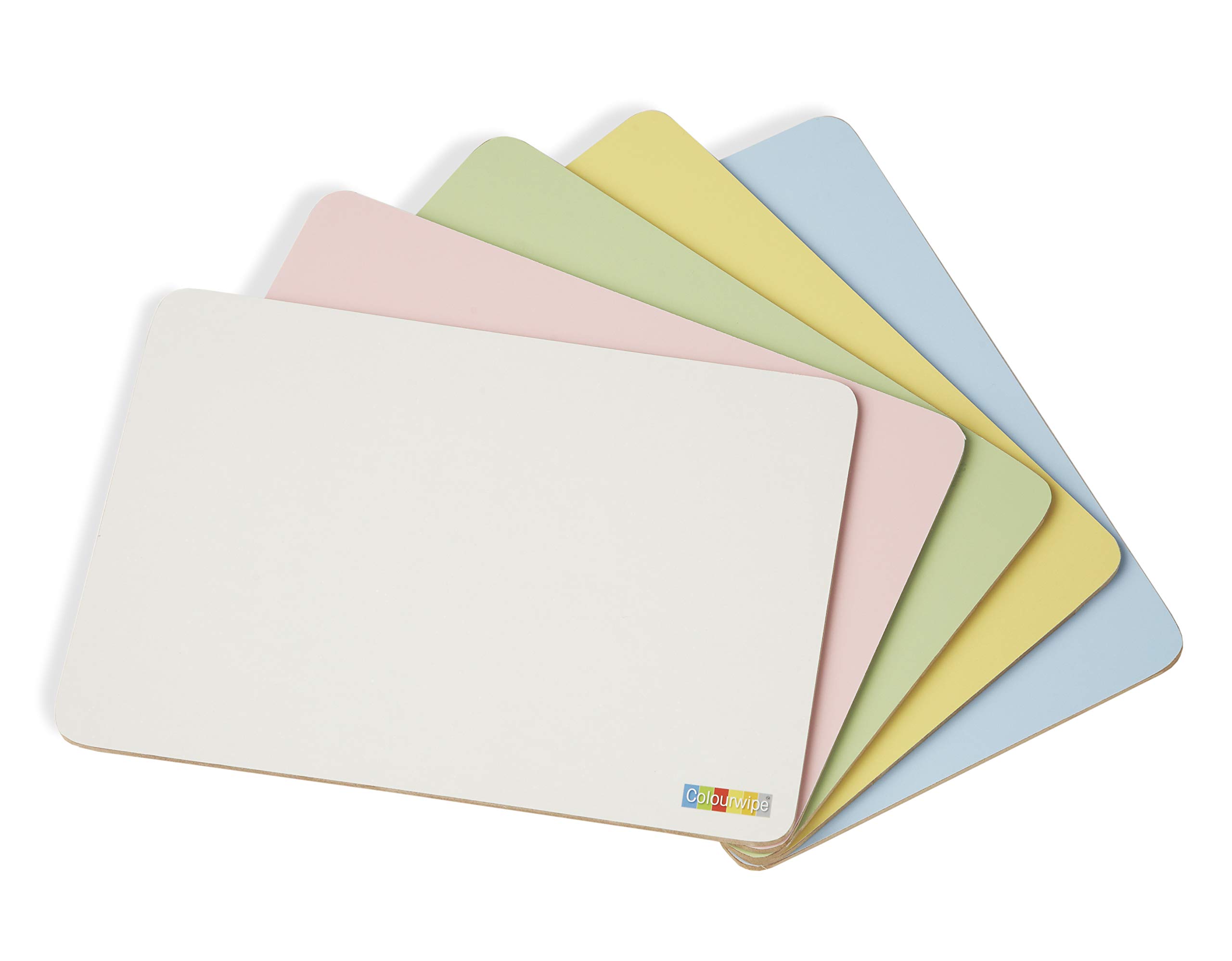Adboards Value A4 Pink Dyslexic Friendly SEN Dry Wipe Board Pink Pack of Five