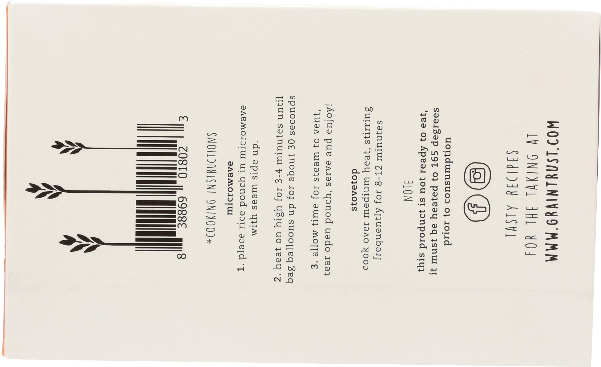 Grain Trust Rice Steamed Jasmine 30 oz — view 3