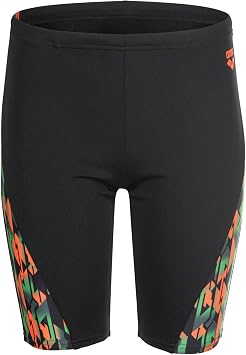 ARENA Boys Performance Print Swim Jammer Kids Athletic Training Trunks Frequent Swimming