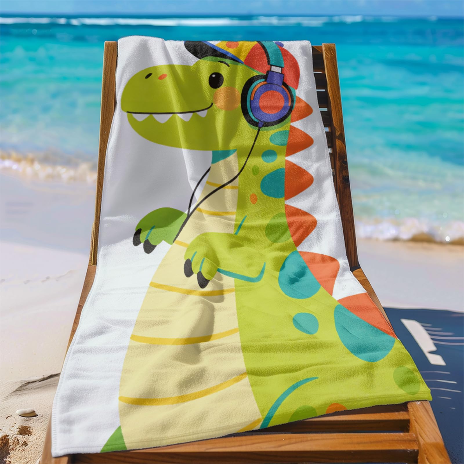Fouta PlageRouge Bleu Jaune Motifs Modèle Surdimensionné avec Diverses Tailles, Respirante et Portable, Parfaite pour Voyages Sorties Piscine et Usage Extérieur Quotidien 90x160 cm
