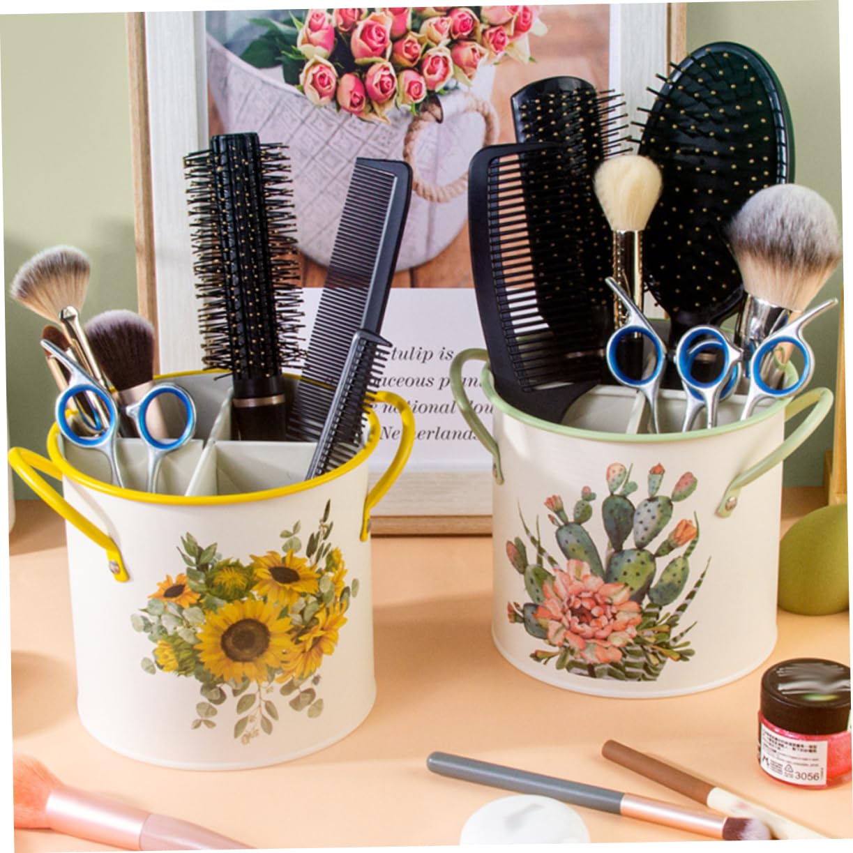 Scatola Combinazione di contenitori per il bagno titolare contatore toothbrush holder Portaspazzolino da appoggio porta dentifricio per il bagno contenitore per spazzolini da denti