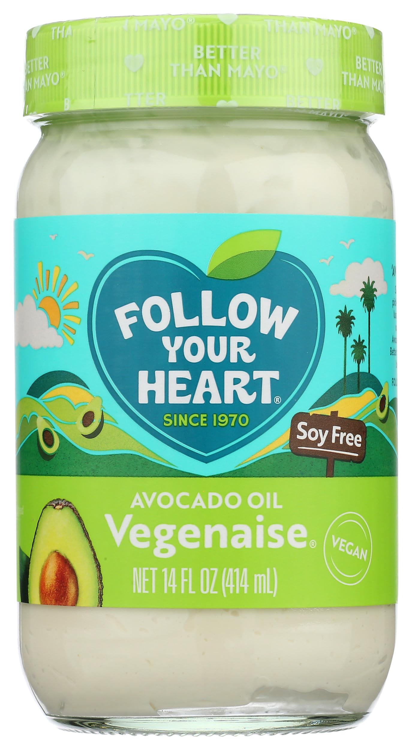 Follow Your Heart, Vegenaise Avocado Oil, 14 Fl Oz
