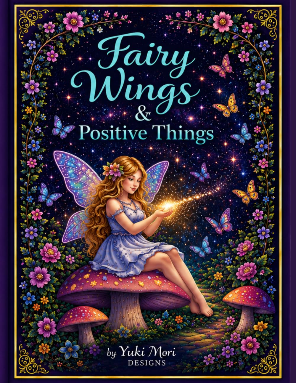 Fairy Wings and Positive Things: Fairy Affirmation Coloring Book