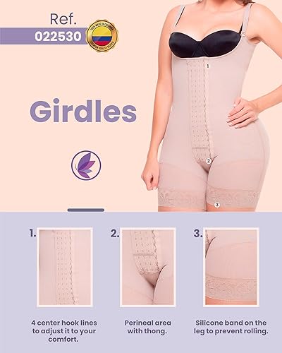 Miniatura 3 de Fajas Colombianas Moldeadoras 022530 Faja de alta compresión, levantamiento de glúteos BBL Faja