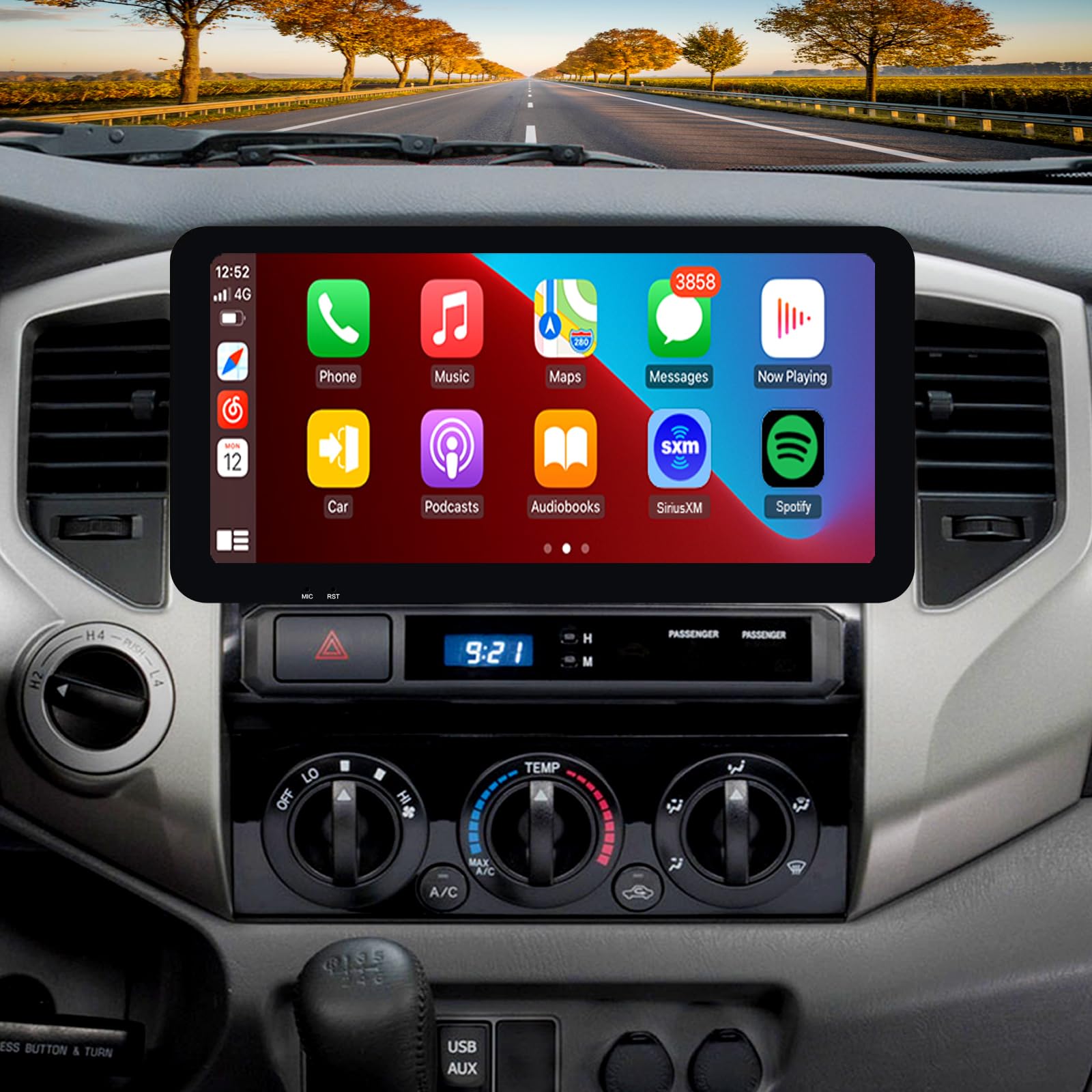 for Toyota Tacoma Radio Upgrade,Fit 2005-2015 Version,10.5