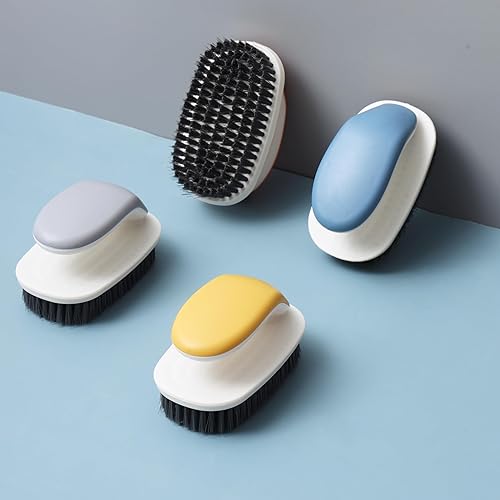 Miniatura 5 de Cepillo de limpieza de cerdas suaves, cepillo de limpieza de zapatos, cepillo para manchas en la ropa, cepillo de sombrero, herramienta de limpieza