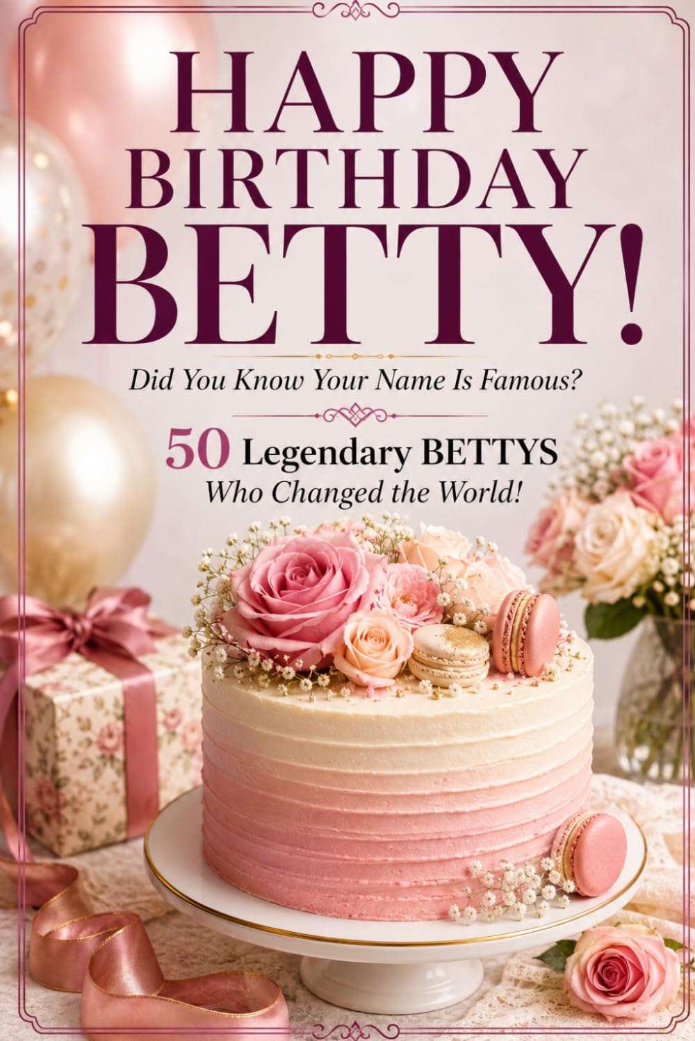 Happy Birthday, BETTY! Did You Know Your Name Is Famous?: 50 Legendary Bettys Who Changed the World
