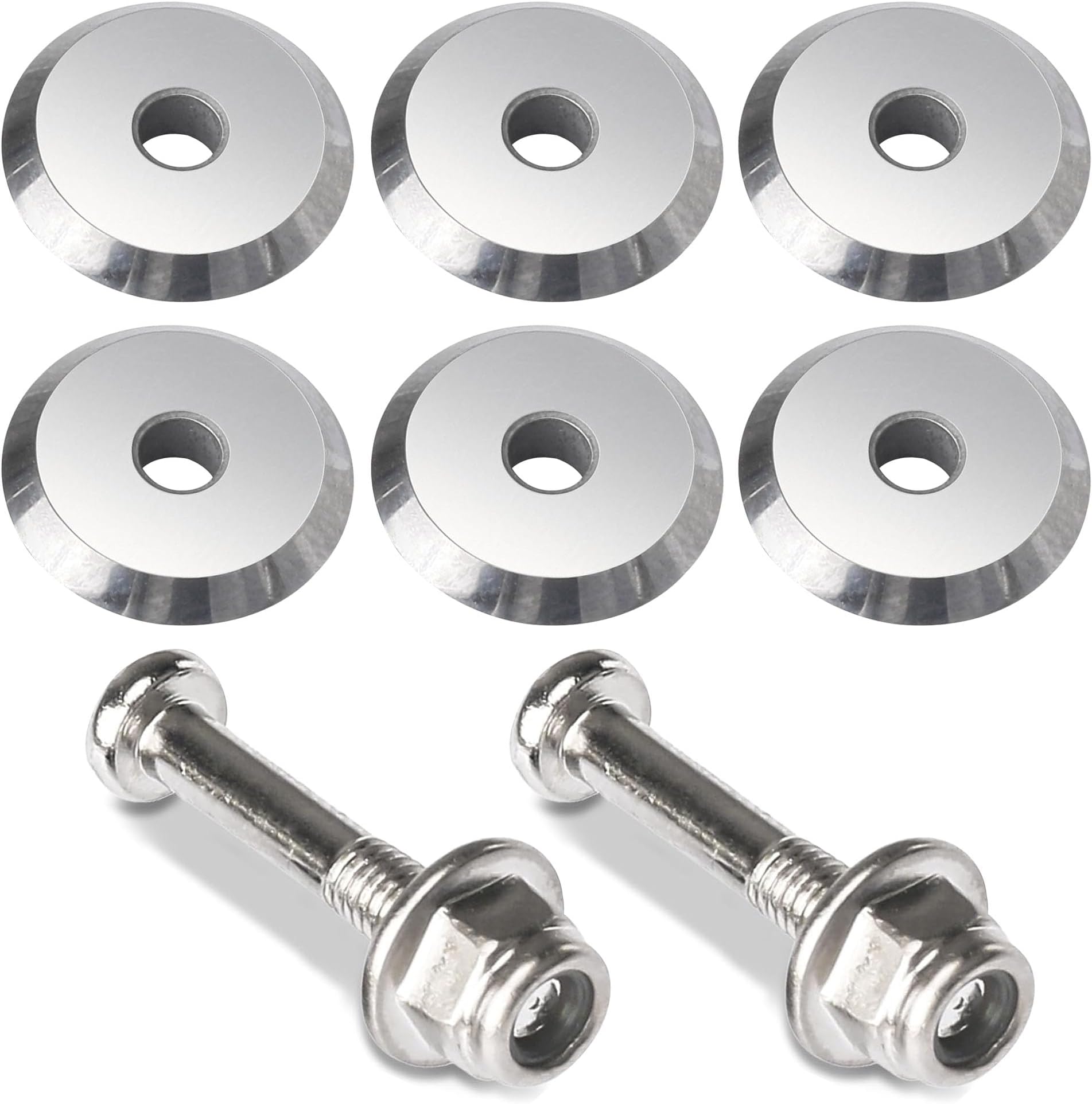12mm Tile Cutter Scoring Wheel 14A, 3mm Thickness, for Sigma Pull Handle Tile Cutters, Alloy Manual Tile Cutting Wheel for Ceramic Tile, Ceramics, Porcelain, Glass 6 pcs