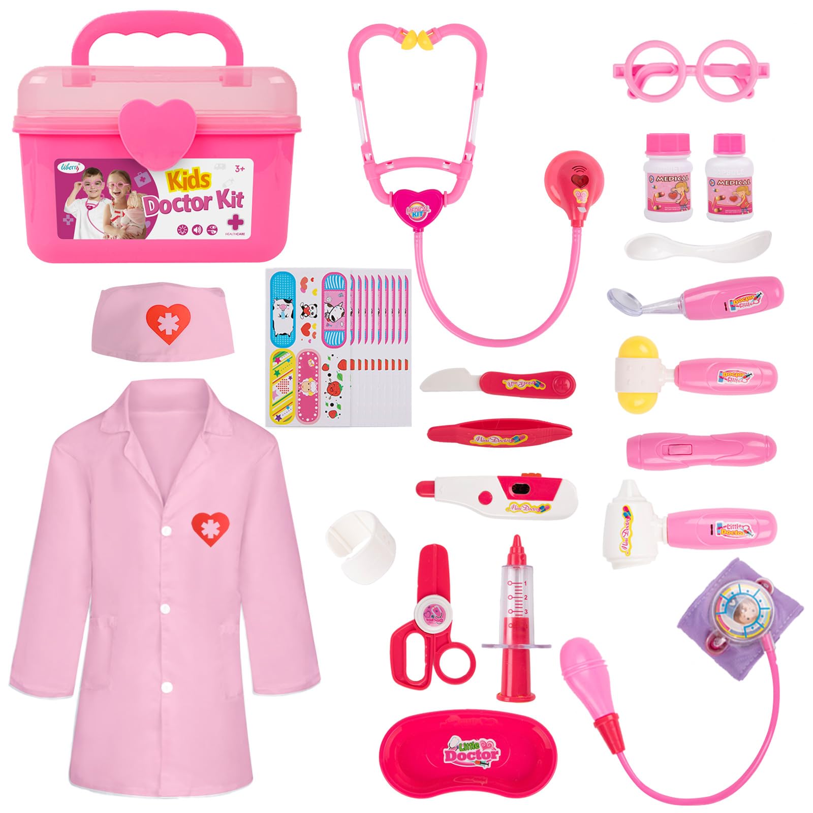 Amazon.com: Liberry Doctor Kit for Toddlers 3 4 5 Years Old, Kids
