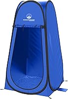 Wakeman Pop-Up Changing Tent 3.3x3.3x6.2ft - Portable Privacy Shelter for Camping Shower, Toilet Stall, Beach Changing Room w/ Carry Bag