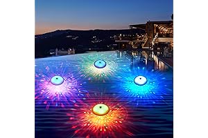 Floating Solar Pool Lights, Rechargeable Pool Solar Lights